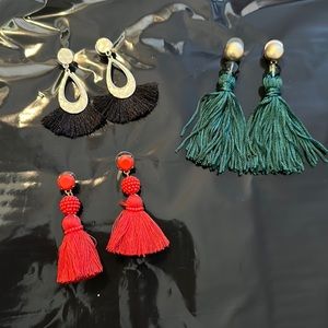 3 pair of JCrew earrings